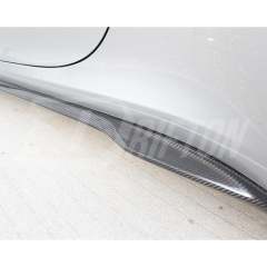 MIW Style Dry Carbon Fiber Side Skirt For Porsche 911 992 Carrera S 2019-2023