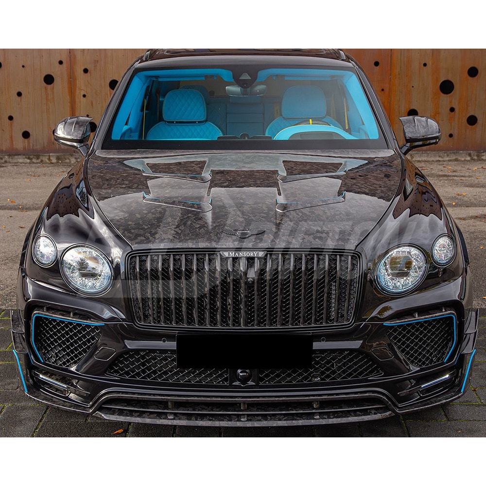Mansory Style Dry Carbon Fiber Full Body Kits For Bentley Bentayga 2020-2026