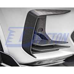 SQ Style Dry Carbon Fiber Front Bumper Side Vents For BMW X3 G01 G08 X4 G02 LCI 2022-2024