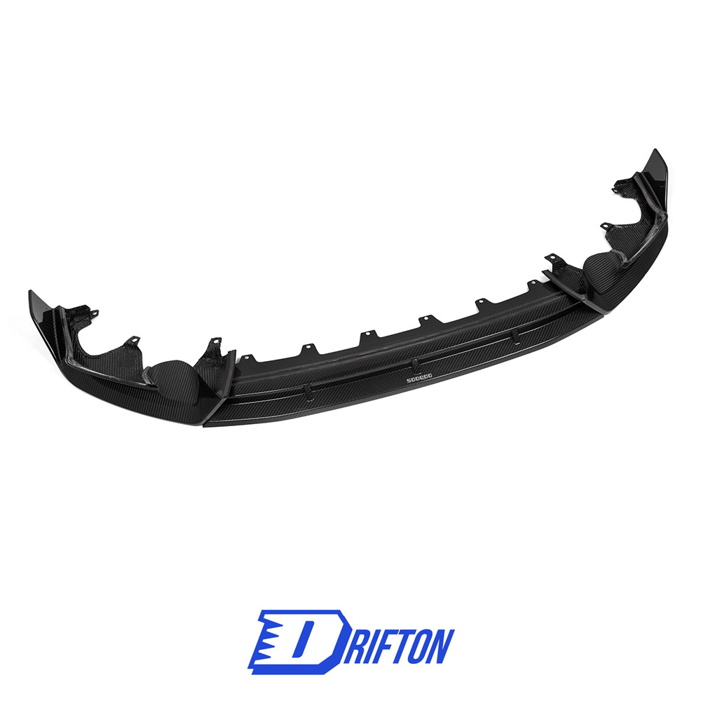 SQ Style Dry Carbon Fiber Front Lip For BMW X3 G01 G08 X4 G02 LCI 2022-2024