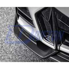 SQ Style Dry Carbon Fiber Front Lip For BMW X3 G01 G08 X4 G02 LCI 2022-2024