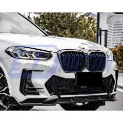 SQ Style Dry Carbon Fiber Front Lip For BMW X3 G01 G08 X4 G02 LCI 2022-2024