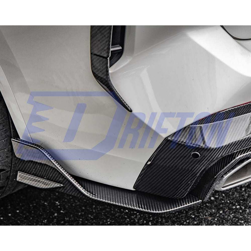 SQ Style Dry Carbon Fiber Rear Diffuser For BMW X3 G01 G08 LCI 2022-2024