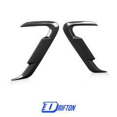 SQ Style Dry Carbon Fiber Side Fender Trim For BMW X3 G01 G08 X4 G02 LCI 2022-2024