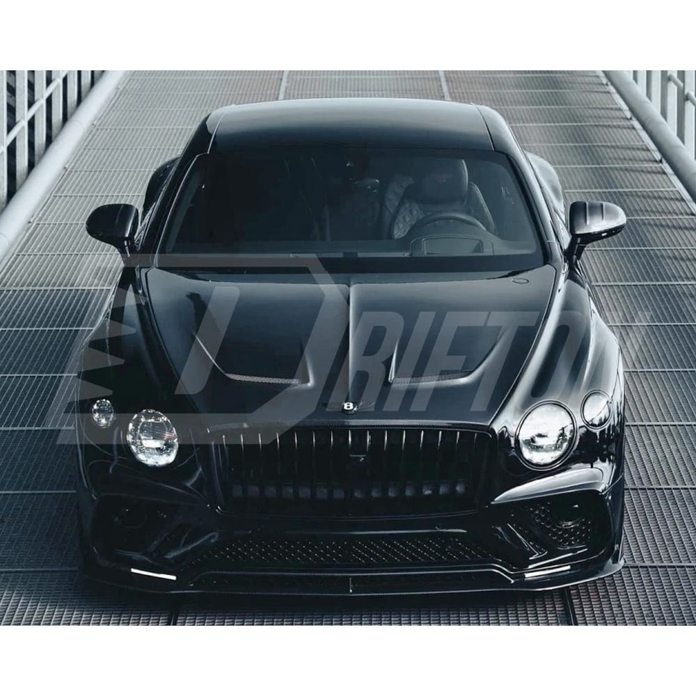 Mansory Style Dry Carbon Fiber Hood For Bentley Continental GT GTC 2018-2024