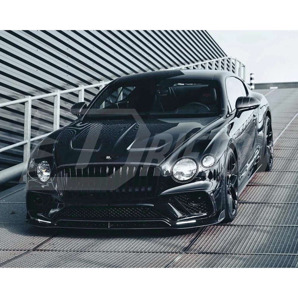 Mansory Style Dry Carbon Fiber Hood For Bentley Continental GT GTC 2018-2024