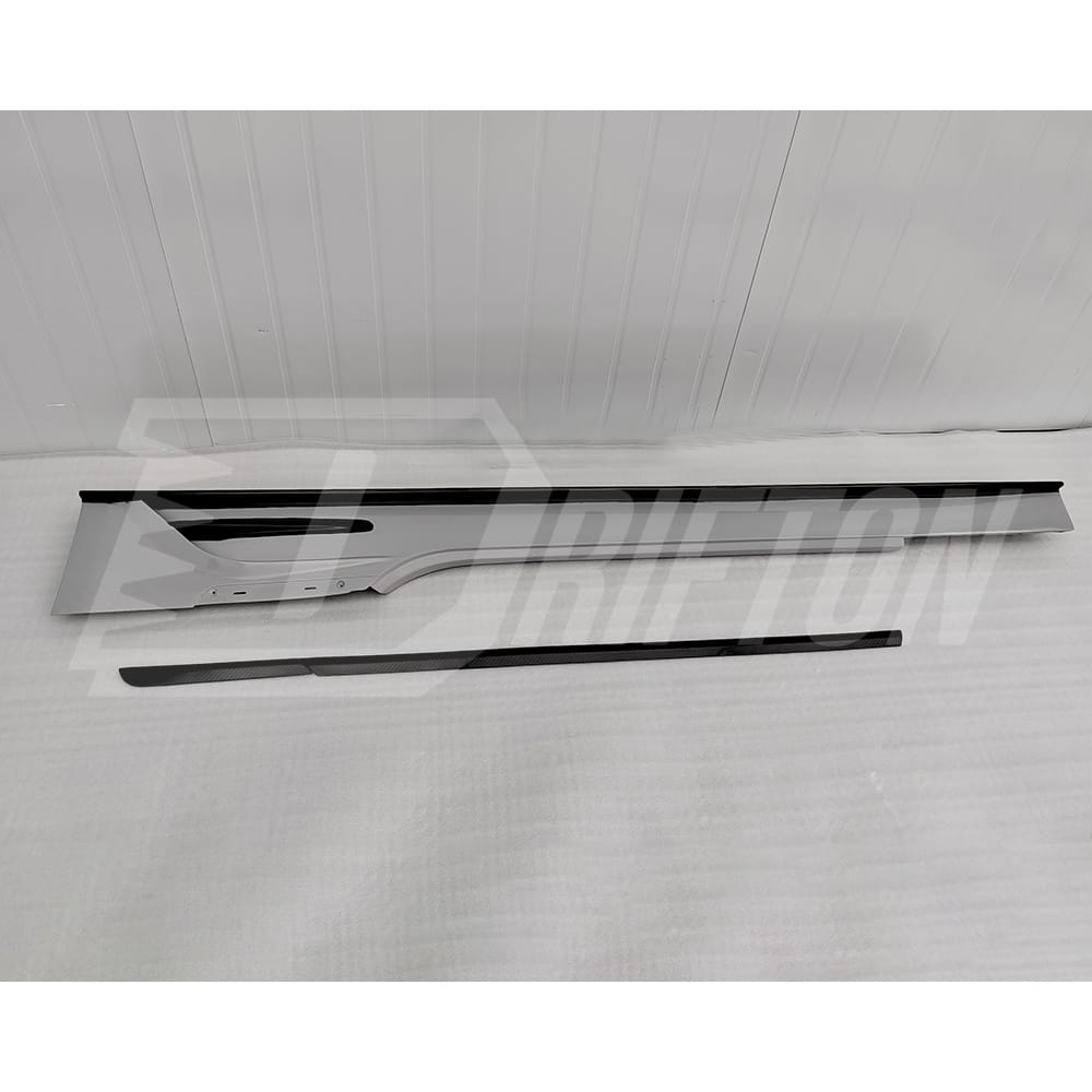 Mansory Style Dry Carbon Fiber Side Skirt For Bentley Continental GT GTC 2018-2024