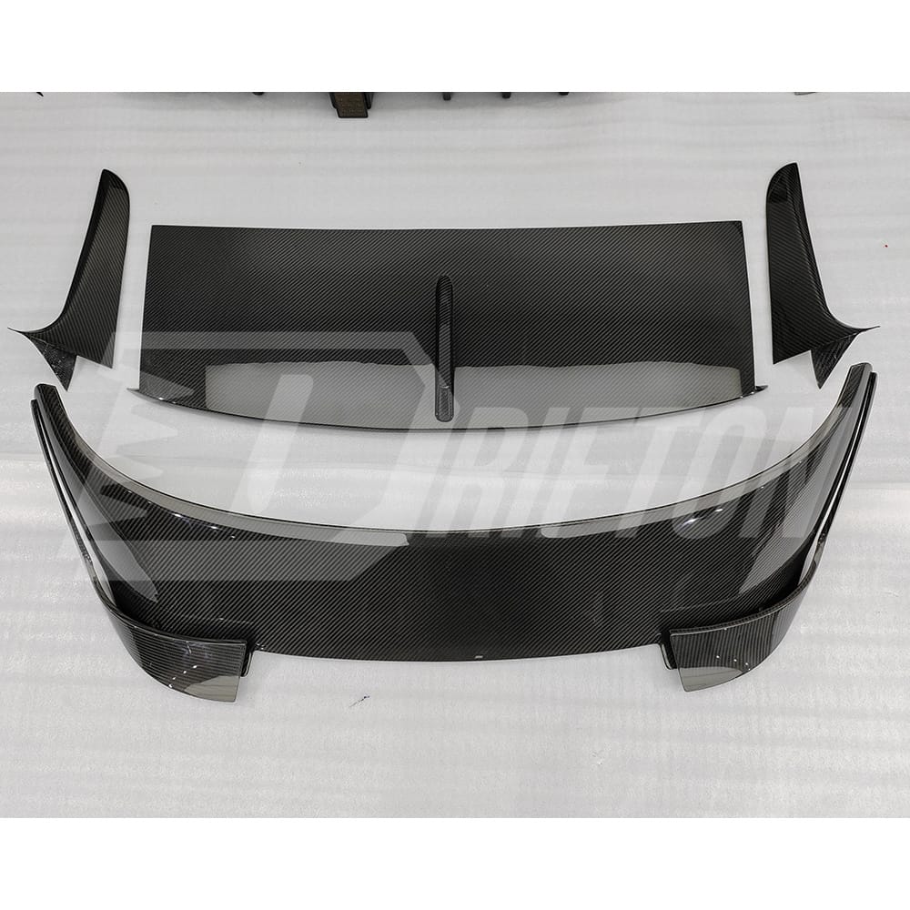 Mansory V1 Style Dry Carbon Fiber Rear Roof Spoiler Wing For Bentley Bentayga 2020-2024