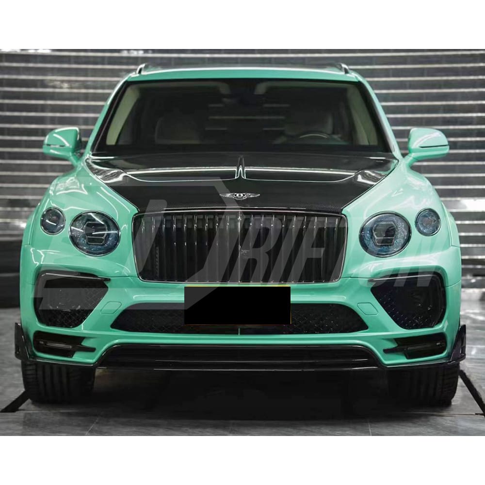 Mansory V2 Style Dry Carbon Fiber Hood For Bentley Bentayga 2020-2024