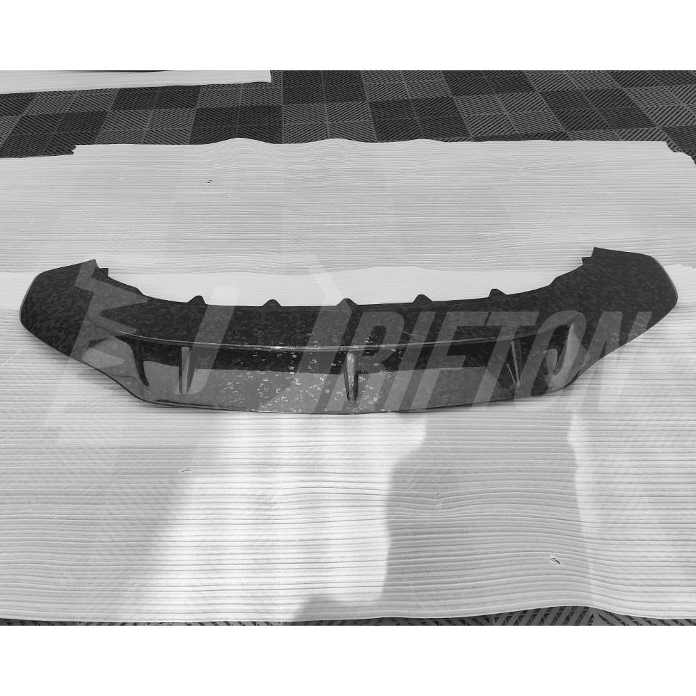 S Style Dry Carbon Fiber Front Lip For Bentley Bentayga 2020-2024
