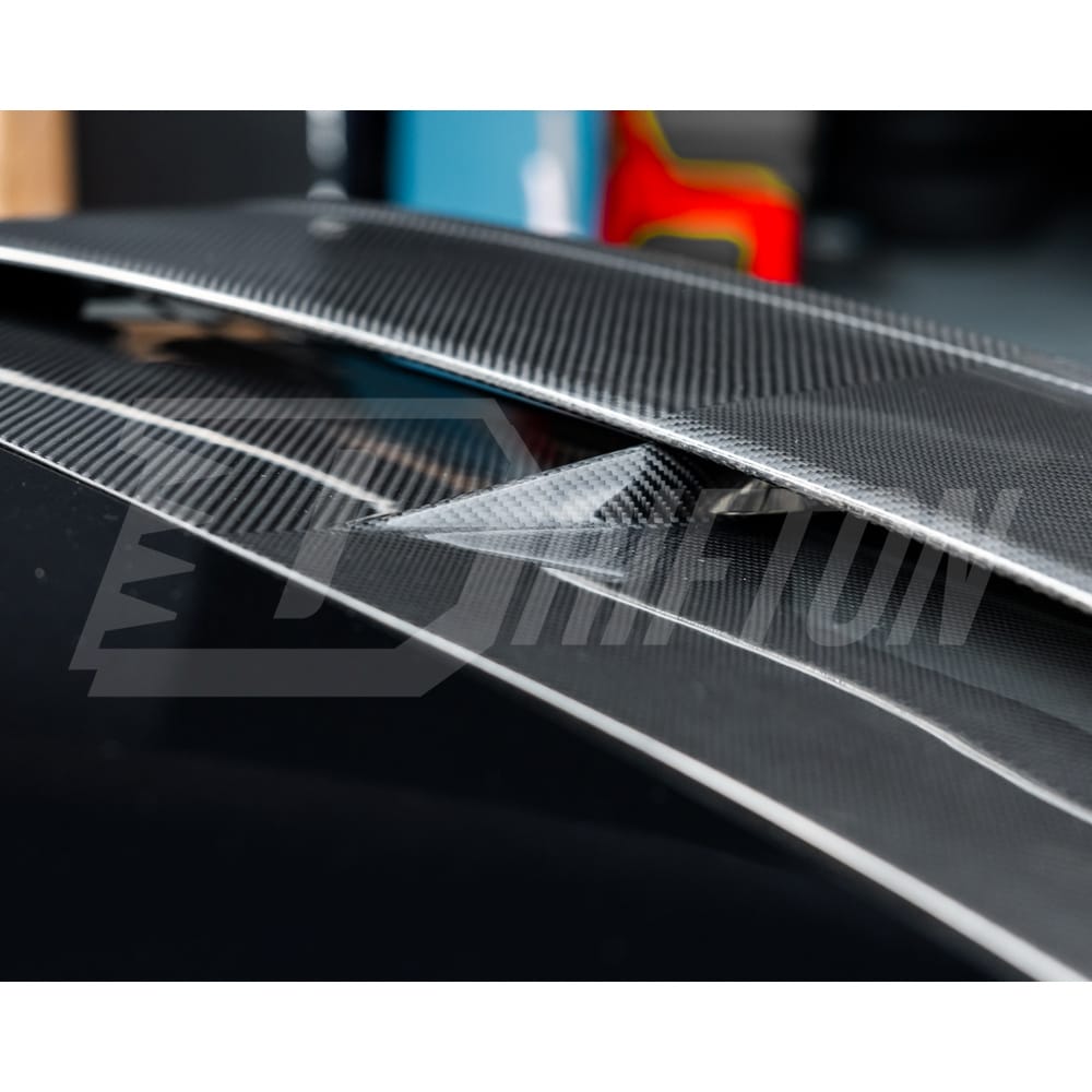 S Style Dry Carbon Fiber Front Lip For Bentley Bentayga 2020-2024