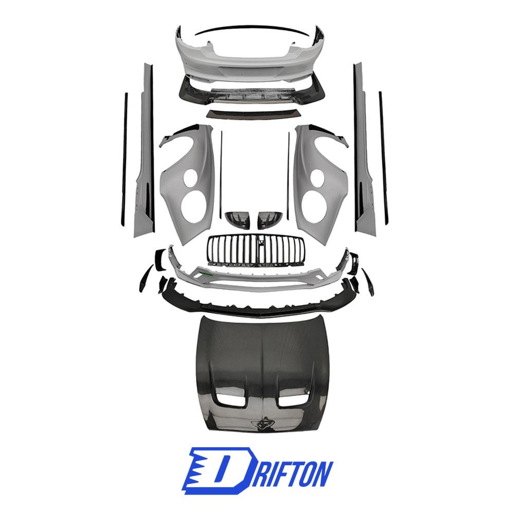 Mansory Style Dry Carbon Fiber Body Kit For Bentley Continental GT GTC 2018-2024