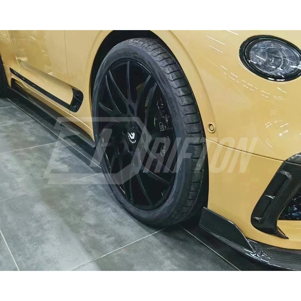 Mansory Style Dry Carbon Fiber Front Bumper For Bentley Continental GT GTC 2018-2024