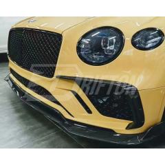 Mansory Style Dry Carbon Fiber Front Bumper For Bentley Continental GT GTC 2018-2024
