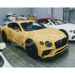 Mansory Style Dry Carbon Fiber Front Bumper For Bentley Continental GT GTC 2018-2024