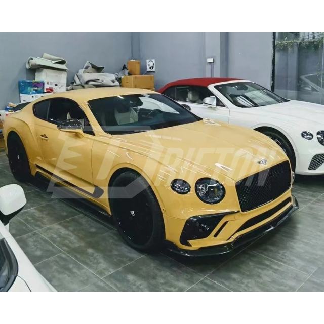 Mansory Style Dry Carbon Fiber Body Kit For Bentley Continental GT GTC 2018-2024