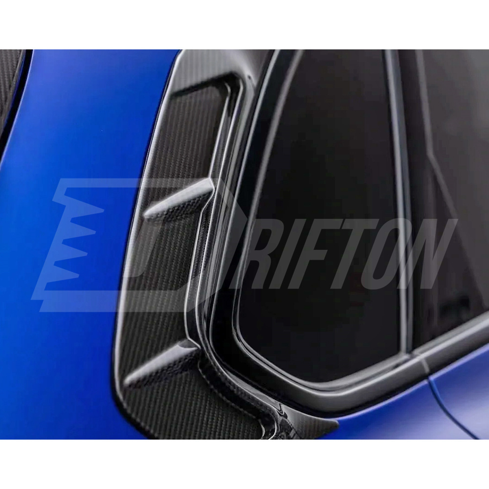 Mansory Style Dry Carbon Fiber D Pillar Rear Vents Trims For Bentley Bentayga 2020-2026