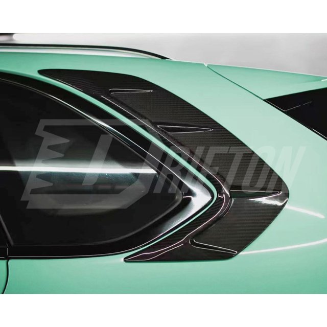 Mansory Style Dry Carbon Fiber D Pillar Rear Vents Trims For Bentley Bentayga 2020-2026