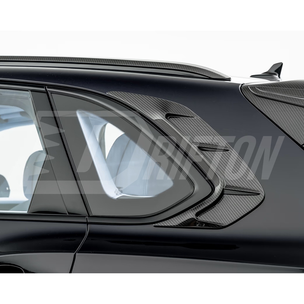 Mansory Style Dry Carbon Fiber D Pillar Rear Vents Trims For Bentley Bentayga 2020-2026