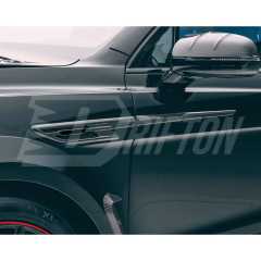 Mansory Style Dry Carbon Fiber Fender Side Strip Trims For Bentley Bentayga 2020-2026