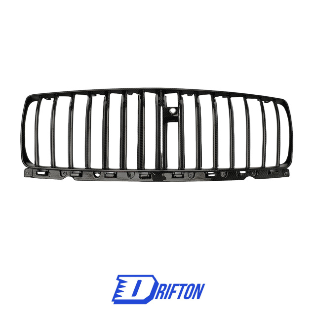 Mansory Style Dry Carbon Fiber Front Bumper Grille For Bentley Continental GT GTC 2018-2024
