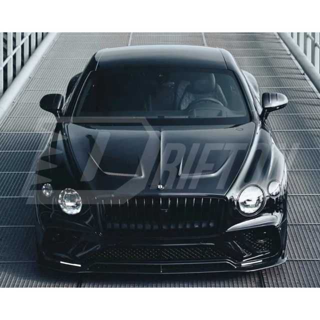 Mansory Style Dry Carbon Fiber Hood For Bentley Continental GT GTC 2018-2024