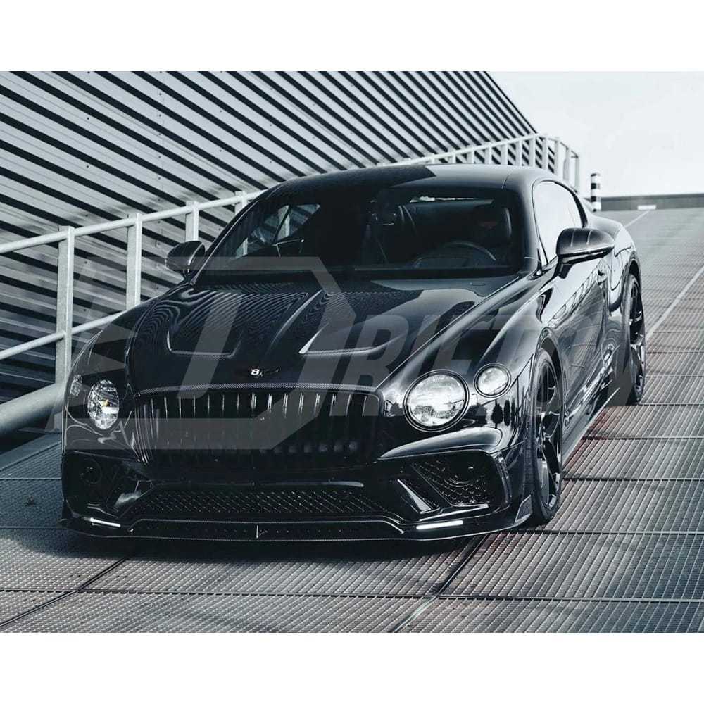 Mansory Style Dry Carbon Fiber Hood For Bentley Continental GT GTC 2018-2024