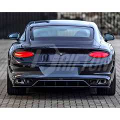 Mansory Style Dry Carbon Fiber Rear Bumper For Bentley Continental GT GTC 2018-2024