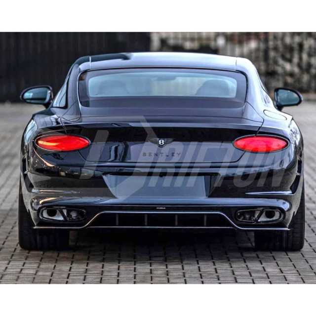 Mansory Style Dry Carbon Fiber Rear Bumper For Bentley Continental GT GTC 2018-2024