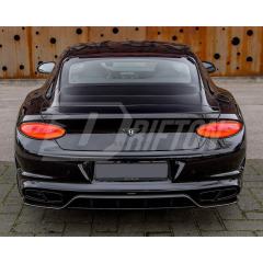 Mansory Style Dry Carbon Fiber Rear Bumper For Bentley Continental GT GTC 2018-2024