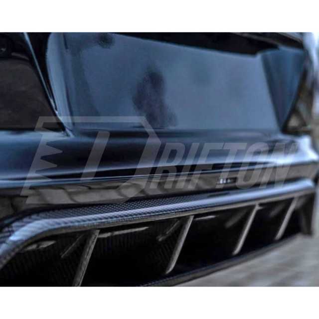 Mansory Style Dry Carbon Fiber Rear Bumper For Bentley Continental GT GTC 2018-2024