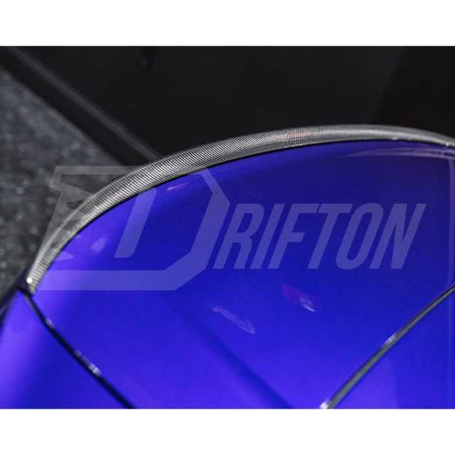 Mansory Style Dry Carbon Fiber Rear Spoiler Trunk Wing For Bentley Continental GTC 2018-2024