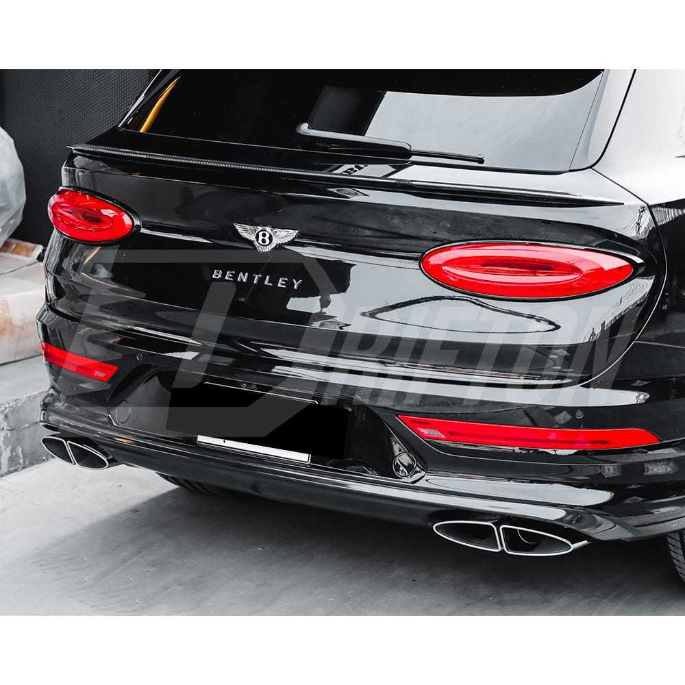 Mansory Style Dry Carbon Fiber Rear Trunk Spoiler For Bentley Bentayga 2020-2024