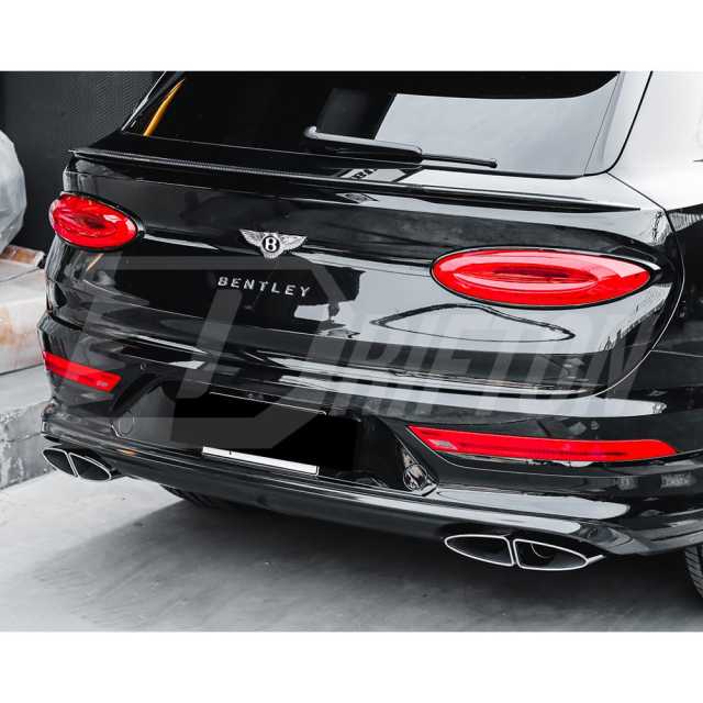Mansory Style Dry Carbon Fiber Rear Trunk Spoiler For Bentley Bentayga 2020-2024