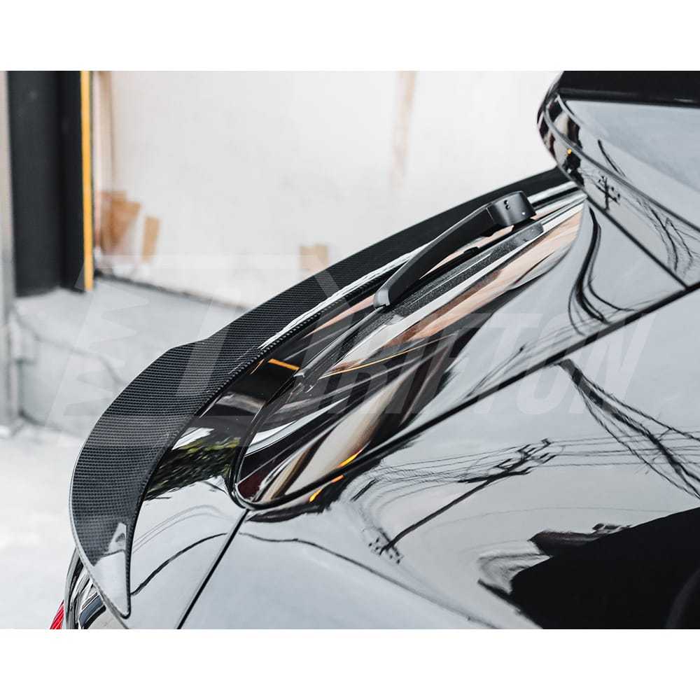 Mansory Style Dry Carbon Fiber Rear Trunk Spoiler For Bentley Bentayga 2020-2024