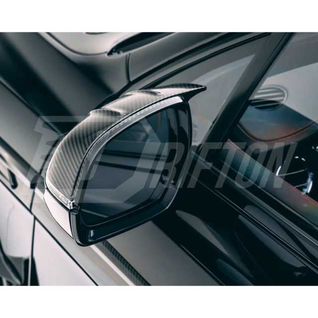 Mansory Style Dry Carbon Fiber Side Mirror Caps For Bentley Bentayga 2020-2024