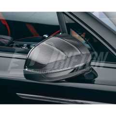 Mansory Style Dry Carbon Fiber Side Mirror Caps For Bentley Bentayga 2020-2024