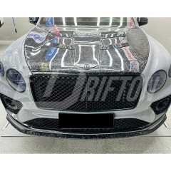 Mansory V1 Style Dry Carbon Fiber Hood For Bentley Bentayga 2020-2026