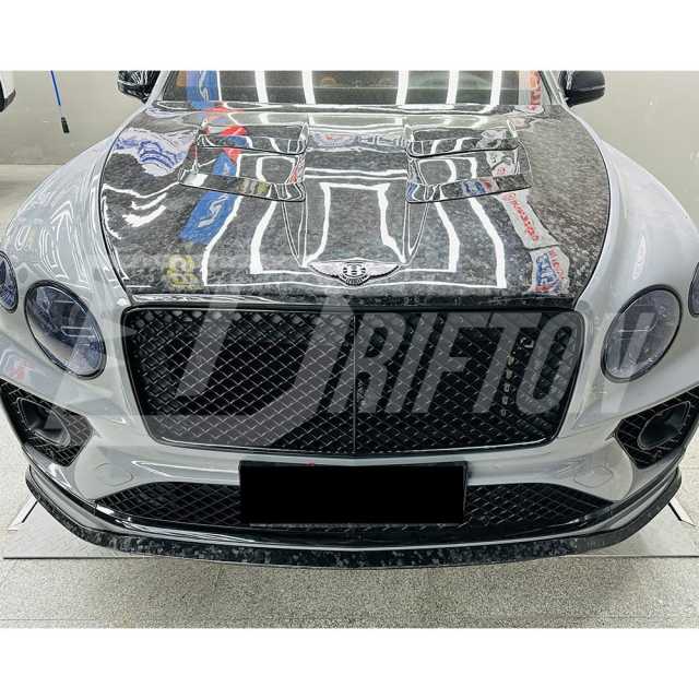 Mansory V1 Style Dry Carbon Fiber Hood For Bentley Bentayga 2020-2026