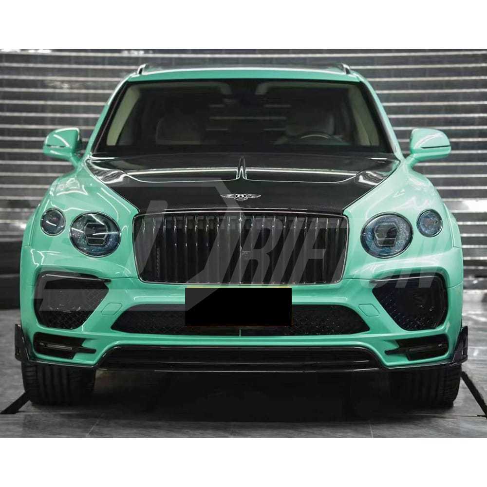 Mansory V2 Style Dry Carbon Fiber Hood For Bentley Bentayga 2020-2026
