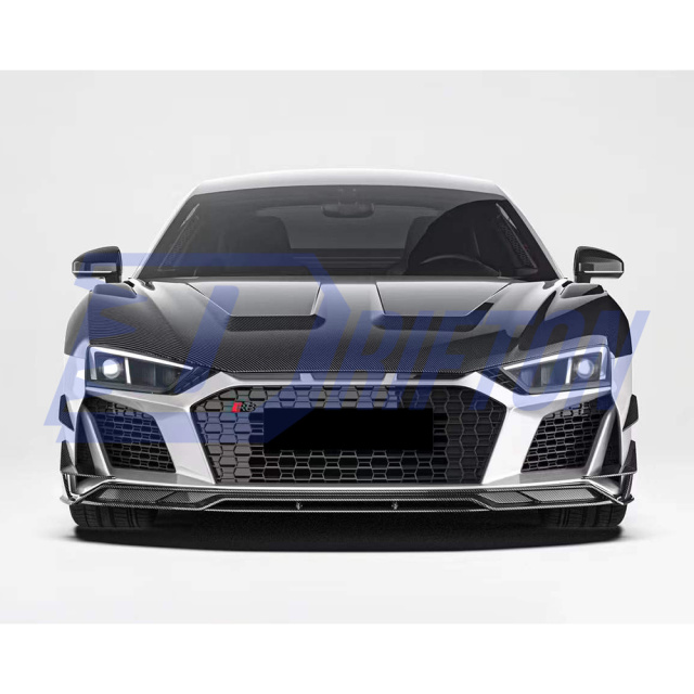 Paktechz Style Dry Carbon Fiber Hood For Audi R8 2016-2024