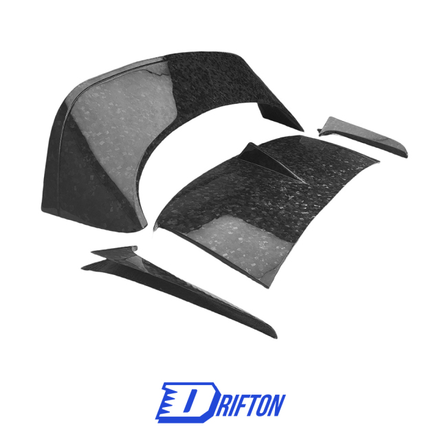 S Style Dry Carbon Fiber Rear Roof Spoiler Wing For Bentley Bentayga 2020-2026