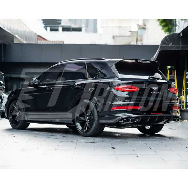 S Style Dry Carbon Fiber Rear Roof Spoiler Wing For Bentley Bentayga 2020-2026
