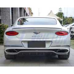 Speed Style Dry Carbon Fiber Rear Trunk Spoiler Wing For Bentley Continental GT 2018-2024