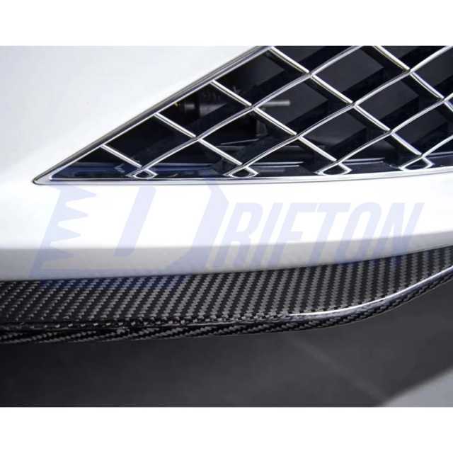 Speed Style Dry Carbon Fiber Front Lip For Bentley Continental GT & GTC 2018-2024