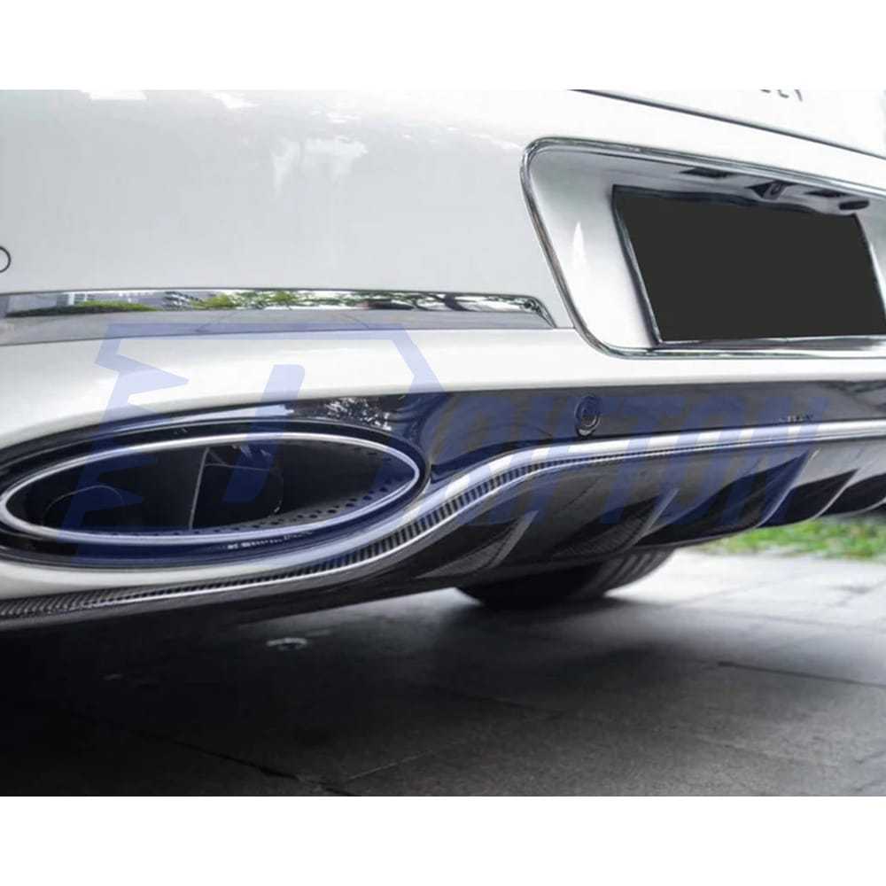 Speed Style Dry Carbon Fiber Rear Diffuser For Bentley Continental GT & GTC 2018-2024