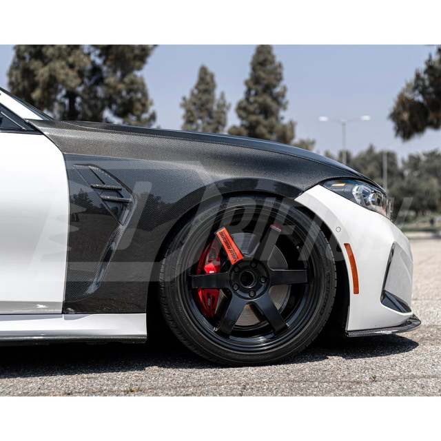 Vented V2 Style Carbon Fiber Fenders For BMW 3 Series G20 2019-2025