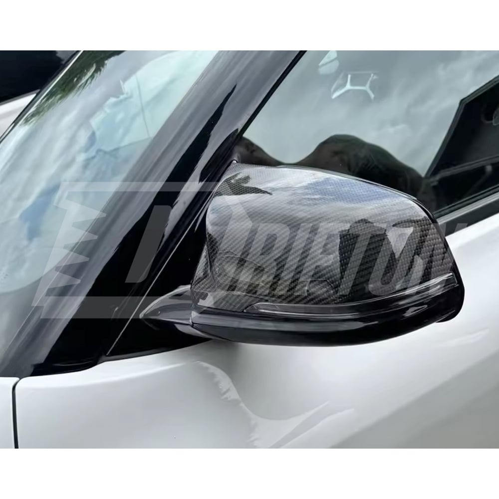 AN Style Carbon Fiber Repalcement Side Mirror Cover For Toyota Supra MK5 A90 A91 GR 2019-2024
