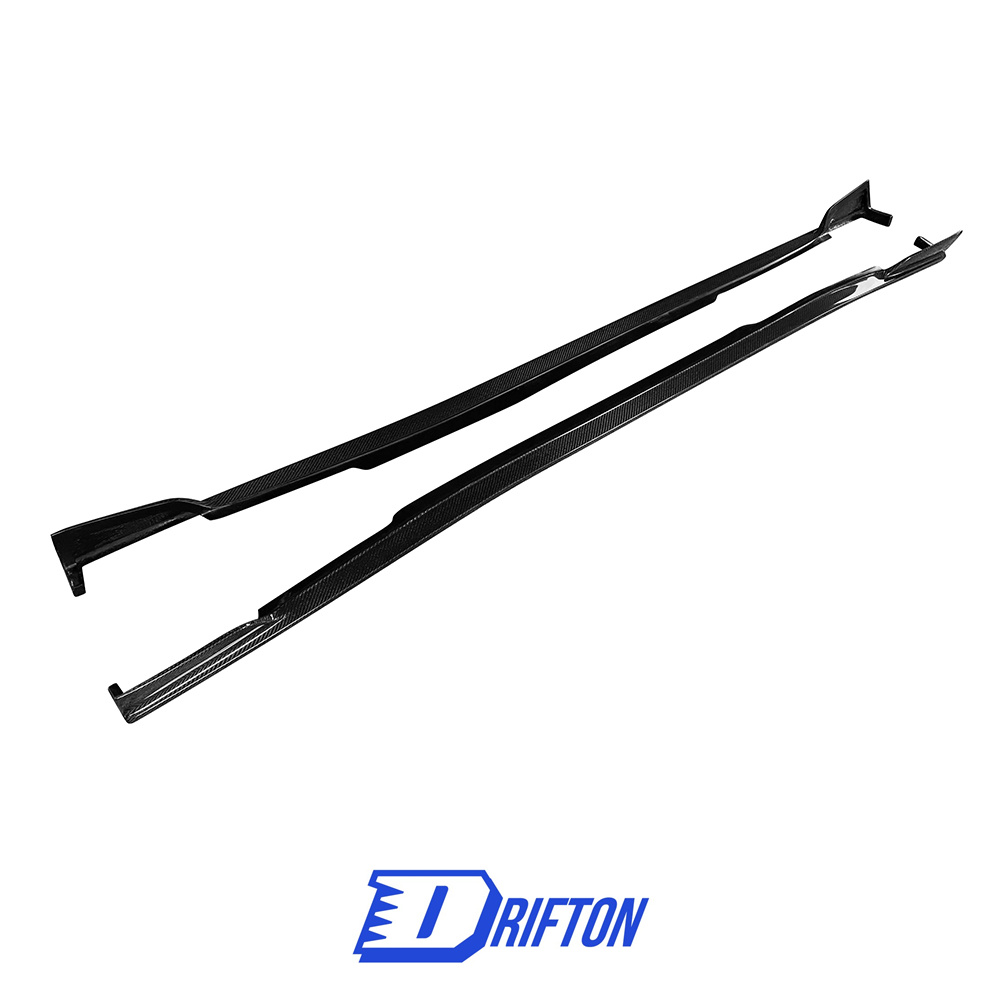Carbon Fiber Side Skirt For INFINITI Q50L 2013-2024