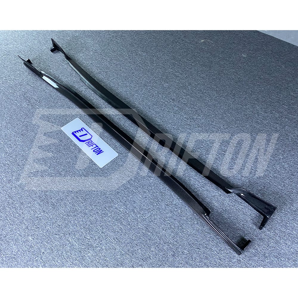 Carbon Fiber Side Skirt For INFINITI Q50L 2013-2024